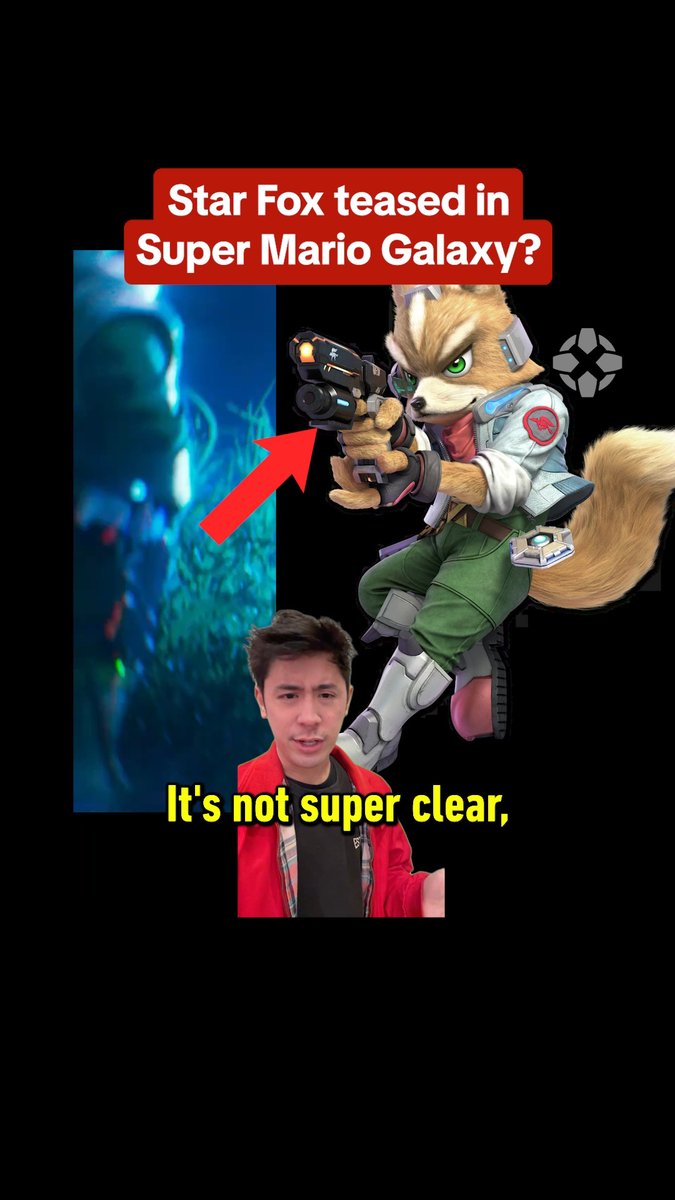 Blink and you'll miss it! This blurry figure in the latest Super Mario Galaxy teaser sure looks a lot like Star Fox's Fox McCloud: