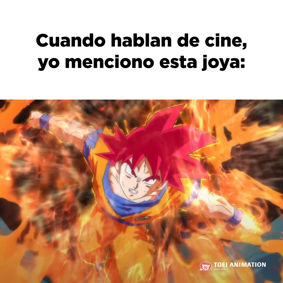 En efecto, es cine. 😎 ¡Podemos verla mil veces sin cansarnos! 💥Dragon Ball Z: La Batalla de los Dioses, disponible en Crunchyroll y Netflix con doblaje al español y portugués. 🔮🐉 #DragonBallZ #LaBatalladelosDioses #Goku
