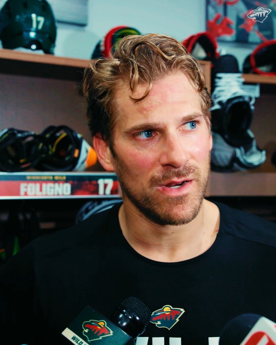 "The vibes are high" 🗣️ Marcus Foligno on coming back from the break #mnwild