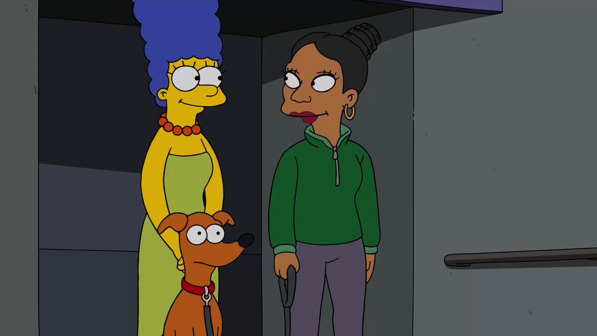Quinta Brunson and Santa’s Little Helper are a perfect team! 🐾 Stream the 800th episode on Hulu!