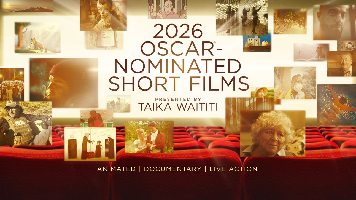 Experience a world of boundless creative freedom. Join us for a special theatrical presentation of this year’s Oscar® Nominated Short Films—in theaters this Friday. Catch the year's boldest storytelling before the Oscars®. Get your tickets today!