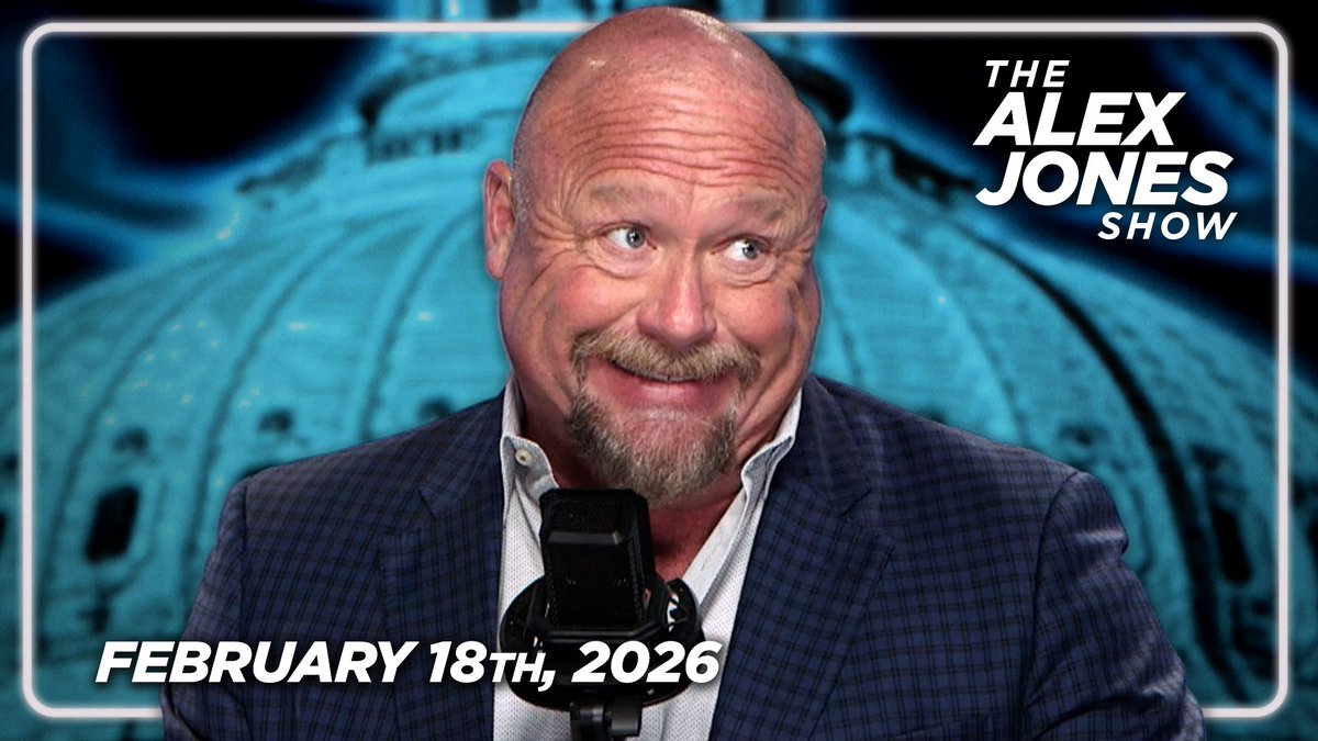 MUST-WATCH WEDNESDAY SHOW: ALL HELL IS BREAKING LOOSE! FBI Lists Les Wexner As Epstein Co-Conspirator As UN, France, New Mexico, Ohio & Other Global Jurisdictions Launch Criminal & Crimes Against Humanity Investigations Into Epstein Satanic Network! PLUS, General Flynn Joins Alex Jones To Issue An Emergency Warning To President Trump— Reverse Course Now On The Epstein Cover-Up, Or Your Admin & America Are Doomed! FINALLY, Top Researcher Daniel Liszt, AKA "Dark Journalist", Breaks Latest On Epstein Coverup, Atlantis Files, Trump UFO Speech, Space Defense Grid & MORE! THIS IS MUST-WATCH/SHARE INFO! — FULL SHOW 2/18/26