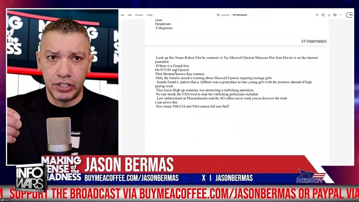BREAKING INTEL: Shadow 9/11 Narratives Exposed In Epstein Emails! Talk Show Host &amp; Transhumanist Critic Jason Bermas Does A Deep Dive Into The 9/11 Gap In The Epstein Files! Jason Bermas
