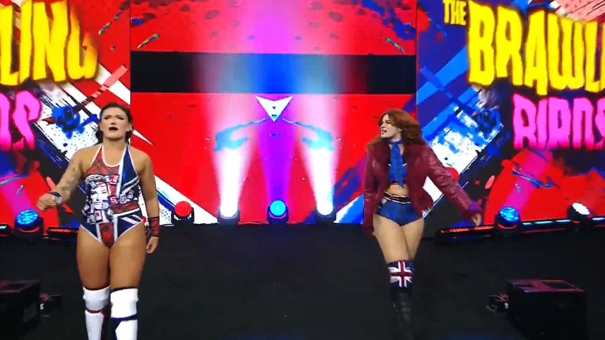 It’s FINALLY time for The Brawling Birds, JAMIE HAYTER + Alex Windsor アレクス・ウィンザー, to make their TV Debut as a tag team! Watch #AEWDynamite LIVE on TBS &amp; HBO Max