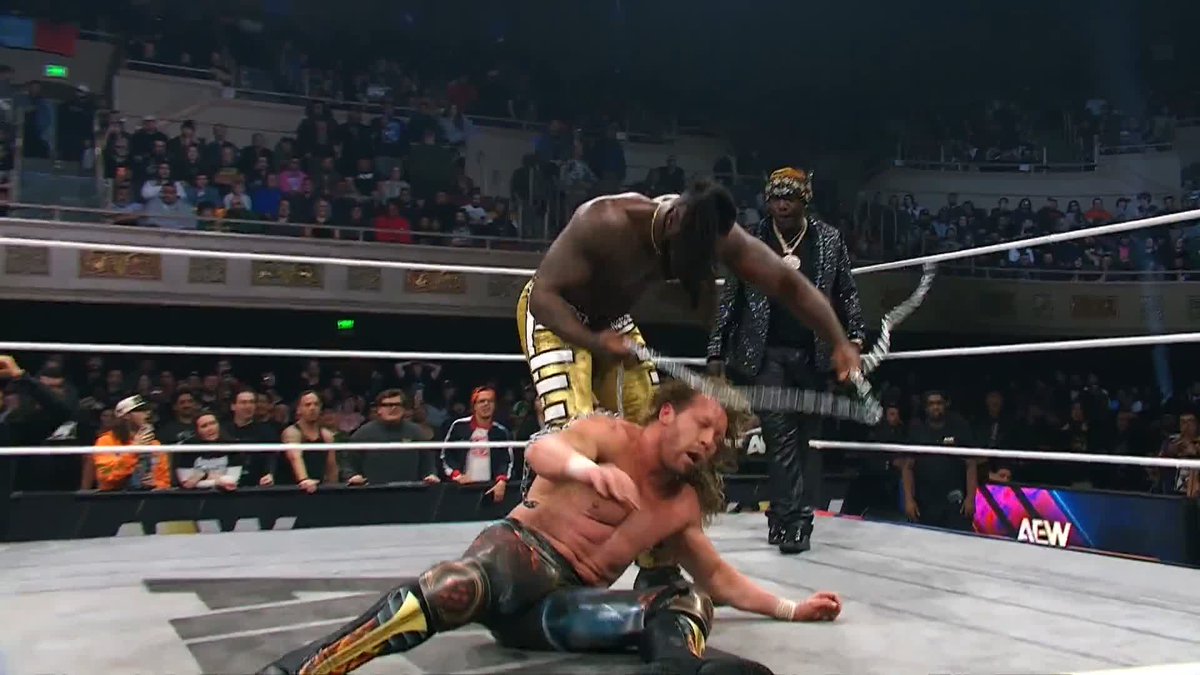 Victory secured, statement made, but the disrespect from Swerve Strickland continues! Watch #AEWDynamite LIVE on TBS & HBO Max