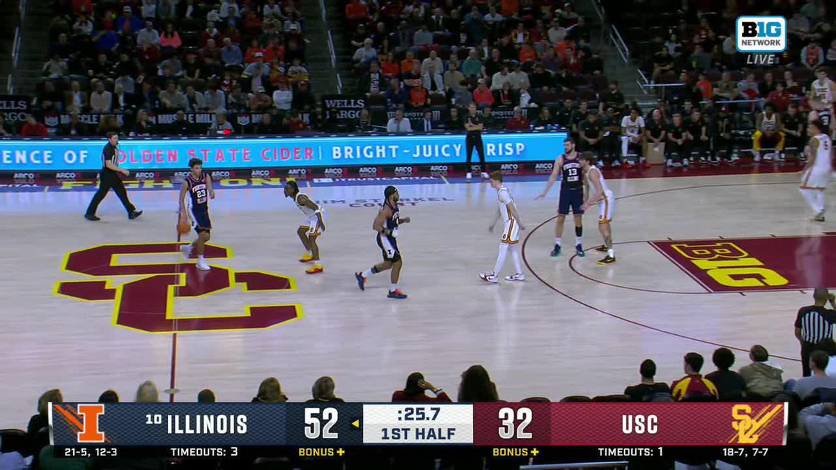 KYLAN REACHES ANOTHER LEVEL. 📺: Big Ten Network