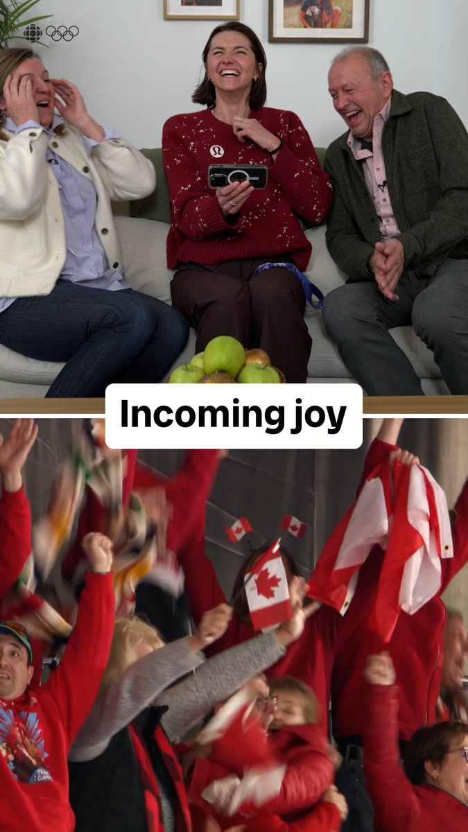 Isabelle Weidemann reacts to her parents reactions 🥇 The gold medallist reunites with her parents, Laurel and John, to relive the joy of her team pursuit final WATCH NOW: #FeedTheDream presented by Sobeys
