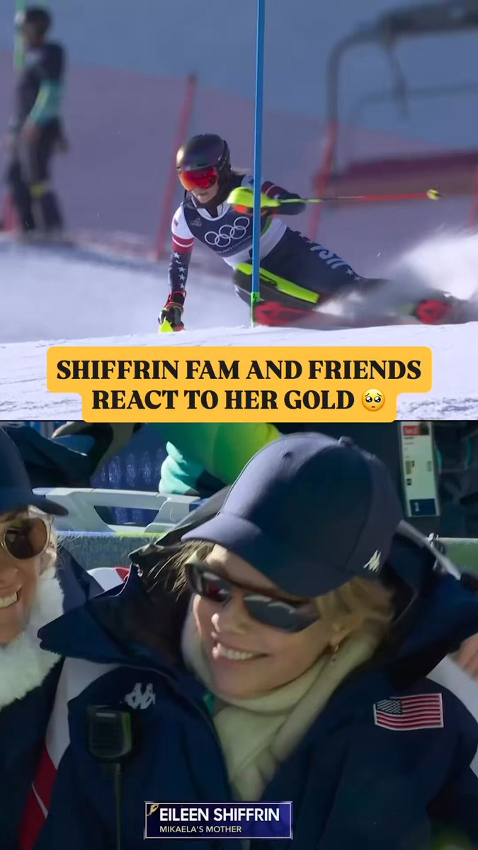 How sweet it is to watch your loved one win gold at the #WinterOlympics. 💙