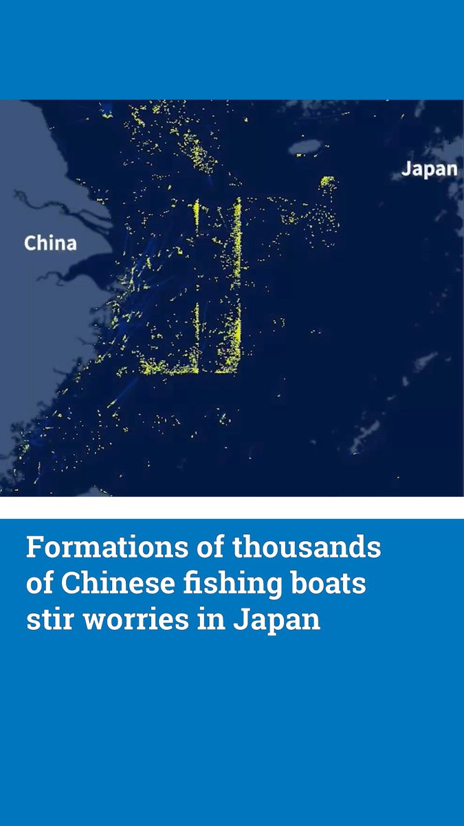 WATCH: Formations of thousands of Chinese fishing boats stir worries in Japan Click here to read the full report: