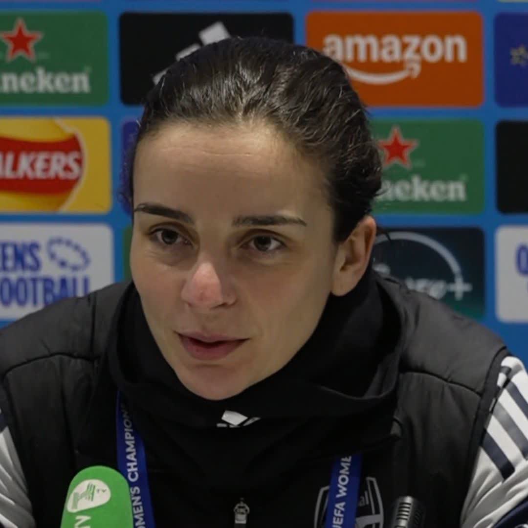 "We're going to do everything to be as good as possible over those two ties" Arsenal will play Chelsea in the Women's Champions League quarter-final following their 7-1 aggregate win over OH Leuven 🌍