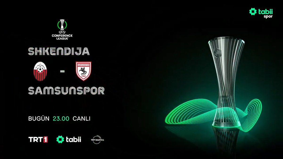 🇹🇷 Konferans Ligi'nde play-off heyecanı: Temsilcimiz Samsunspor, Shkendija karşısında! 🆚 Shkendija × Samsunspor 🏆 #UECL ⏱️ 23.00 🏟️ National Arena Todor "Tose" Proeski 📺 TRT 1