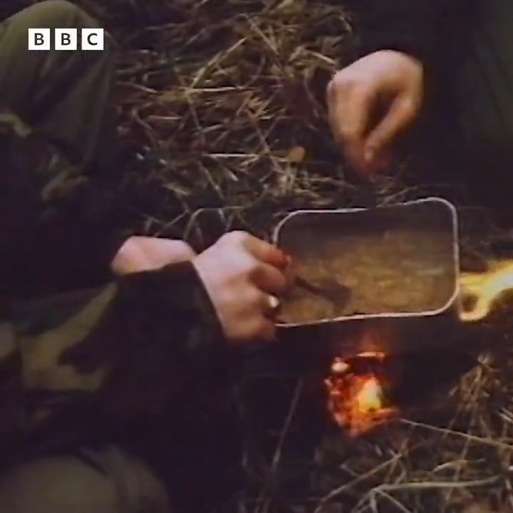 #OnThisDay 1985: Food and Drink sent Drew Smith, editor of the Good Food Guide, on manoeuvres with the Royal Marines. His mission was to try out the food provided to soldiers and give his verdict on the essential supplies which keep them going.
