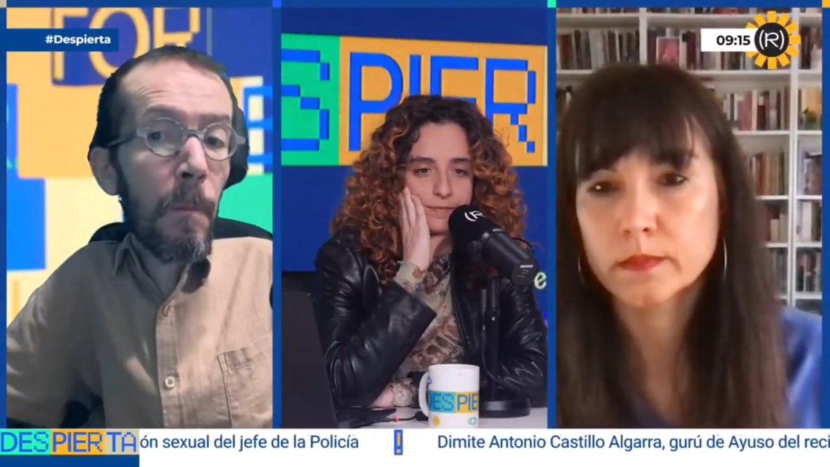 "Nadie puede decir que ayer Delgado y Rufián intentaron mover el espacio discursivo y político más hacia a la izquierda, lo intentaron mover más hacia la derecha" Pablo Echenique 👇🏽 📺 DESPIERTA!