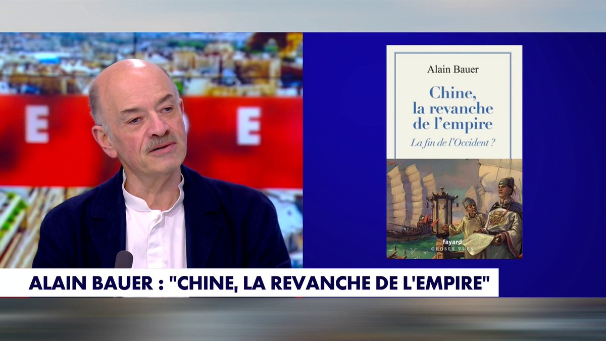 «On n'a pas commencé à trembler, on a eu tort parce que la Chine est devenue la première puissance militaire mondiale», confie Alain Bauer, auteur de «Chine, la revanche de l'empire», dans #HDPros