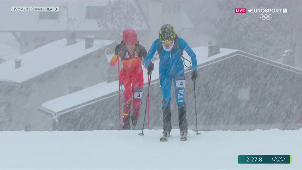 TRABAJO HECHO ✅ Ana Alonso y Maria Costa acaban segunda y tercera en su serie y obtienen billete a semifinales. 🔜 A las 12:55 lucharán por estar en la final. #MilanoCortina2026