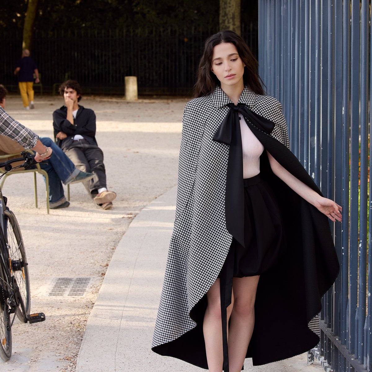 Mikey Madison, Ever Anderson and Sophie Wilde wear Spring Summer 2026 in the Jardin du Luxembourg, Paris. Now in stores and #DiorSS26