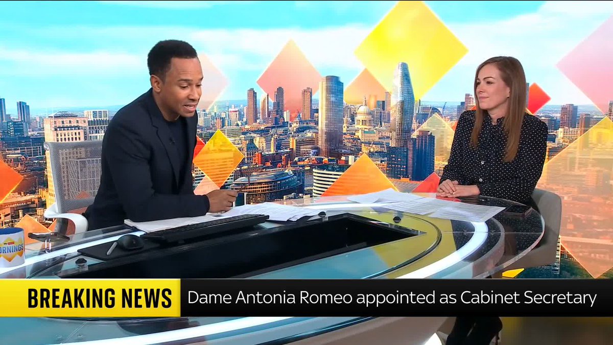 BREAKING: Dame Antonia Romeo has been confirmed as the new head of the civil service. Sky's Amanda Akass has more on the story Live updates: 📺 Sky 501, Virgin 602, Freeview 233 and YouTube