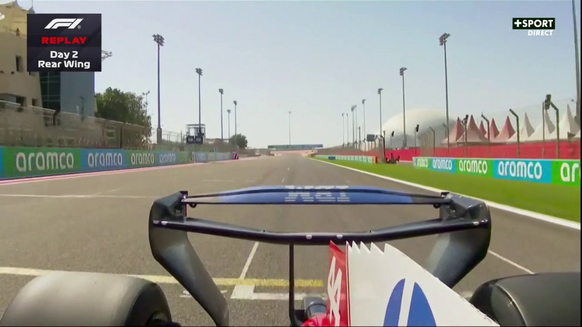 L'aileron arrière de la Ferrari 😱 #F1Testing #F1