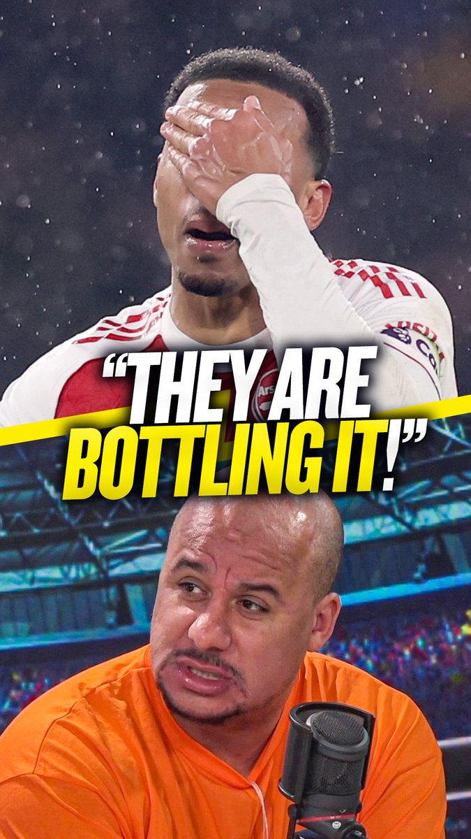 🤯 "They are bottling it like you wouldn't imagine!" ❌ "Three wins out of eight in 2026... you're not gonna win the title with that form!" Gabby Agbonlahor cannot believe how badly #AFC are "bottling" the Premier League title race! 👀
