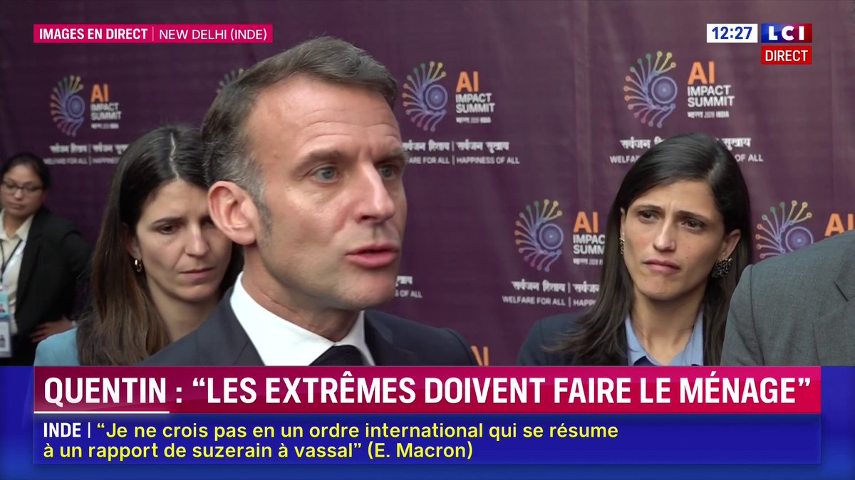 🚨ALERTE INFO Macron appelle « les partis extrêmes » à « faire leur ménage ». C’est vrai que lui avec Benalla c’était super propre, zéro violence…