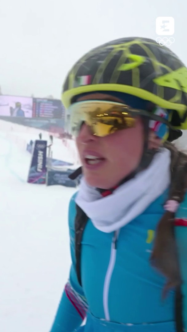 Sci alpinismo altro sport inventato dai creatori di Squid game #milanocortina2026 #olimpiadi