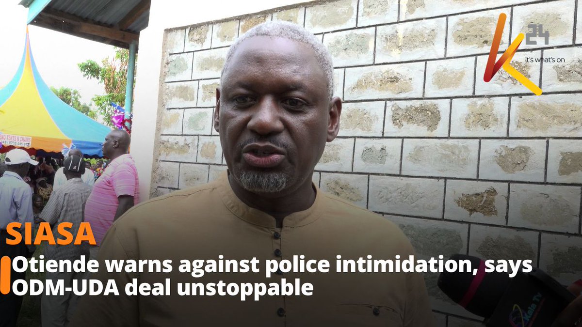 Otiende warns against police intimidation, says ODM-UDA deal unstoppable