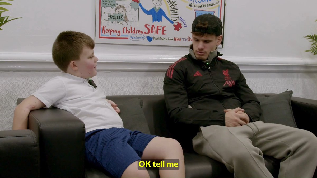 Milos Kerkez made a surprise visit to Abbot’s Lea School to join an LFC Foundation SEND session, funded by Steve Morgan Foundation 🤝 The programme gives children in SEND schools access to inclusive, high‑quality physical activity they may not otherwise experience. Milos spent some time with pupil Joe, whose confidence has grown massively thanks to the support of the programme 🙌