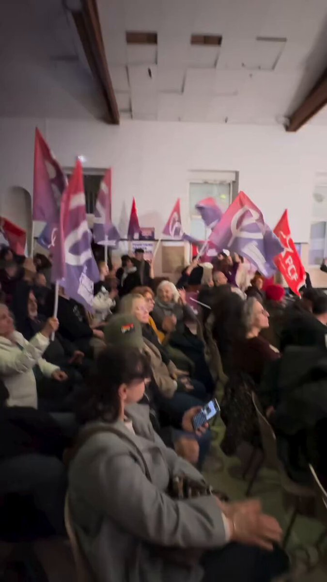 Municipales 2026 LFI à Avignon : des images des suspects de la Jeune Garde, - concernant le meurtre de Quentin -, Robin C. et Jacques-Elie Favrot, au meeting de la candidate insoumise Mathilde Louvain, le mois dernier