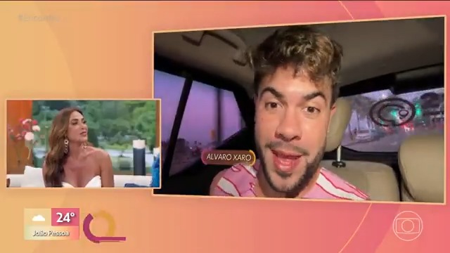 do #DançaDosFamosos pra vida, mô 💋🫂 alvaro mandou uma mensagem pra queridíssima Nicole Bahls no #Encontro 💌