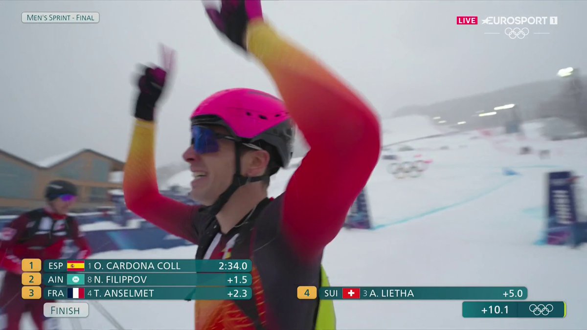 ¡ORIOL CARDONA ES CAMPEÓN OLÍMPICO! ¡ESPAÑA ES DE ORO! 🇪🇸🥇 El esquiador español no falla y logra el segundo oro español en unos Juegos Olímpicos de Invierno. ENORME. #MilanoCortina2026