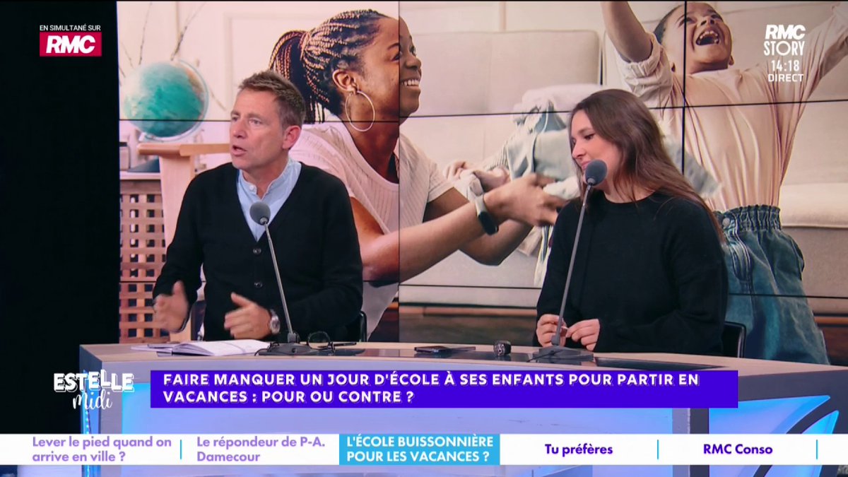 🏫 Manquer 1 jour d'école pour partir en vacances 🎙️ Daniel Riolo : "C'est comme ça qu'on fabrique les générations de glandus ! Il y a des privilégiés et des règles pour les autres, ceux qui ne peuvent pas partir plus tôt, qui ne peuvent pas partir en vacances !" #EstelleMidi