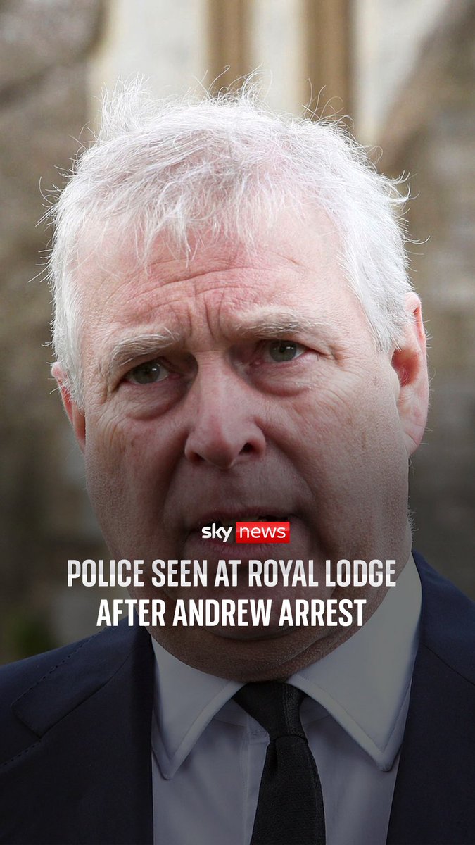 Thames Valley Police confirmed officers were searching properties linked to Andrew Mountbatten-Windsor in both Berkshire, where his previous home of two decades, Royal Lodge, is situated, and Norfolk, where he currently lives on the King’s Sandringham estate