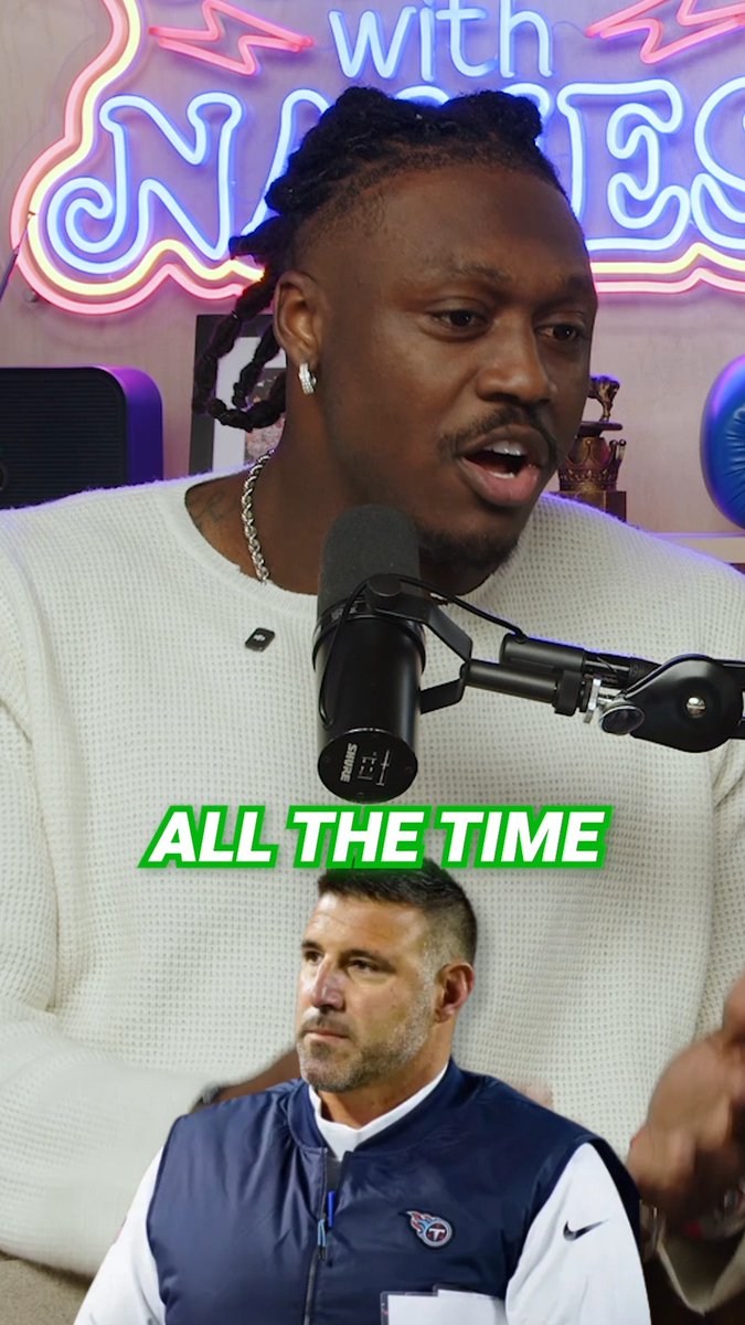 A.J. Brown on Coach Mike Vrabel 👀 📺 Episode out now on Youtube!