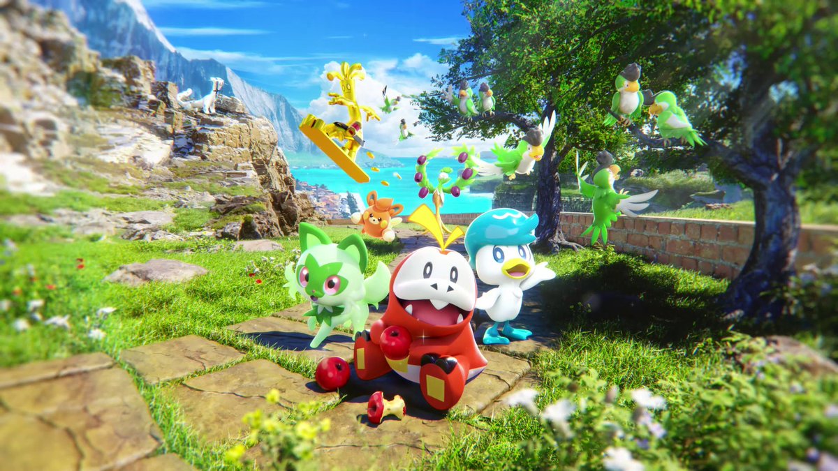 Join Sprigatito, Fuecoco, and Quaxly as they join the world of #PokemonTCGPocket! 🍃 🔥 💧 Explore all this new set has to offer, along with the #PaldeanWonders of this beautiful region.