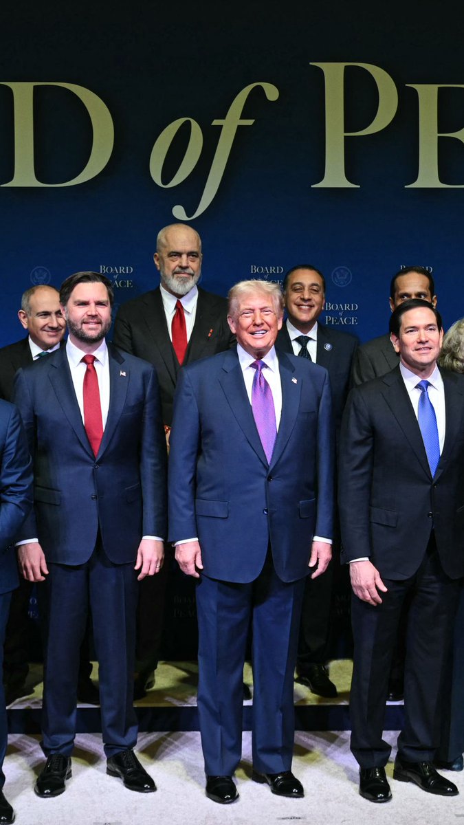 President Trump convened his Board of Peace — set up to secure a durable end to the war in Gaza — for its inaugural meeting in Washington on Thursday with representatives from more than 40 countries and observers from a dozen more