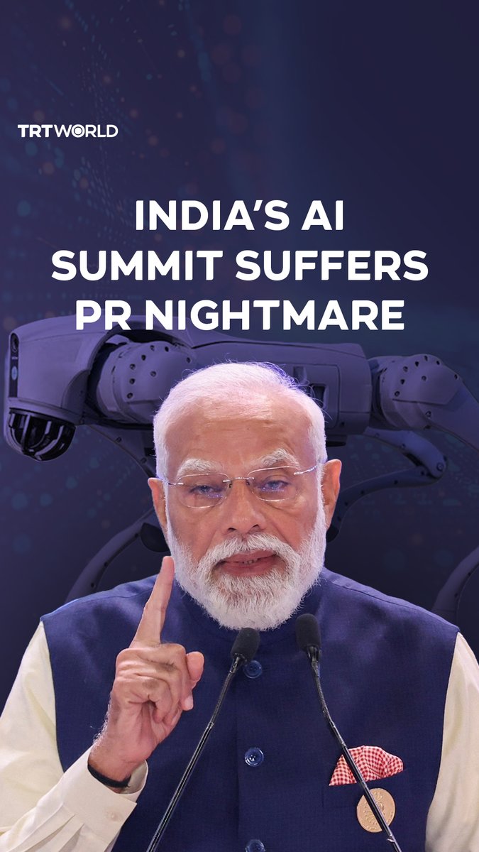 A Chinese-made robo-dog unexpectedly became one of the biggest talking points at India’s largest AI summit. Here’s why