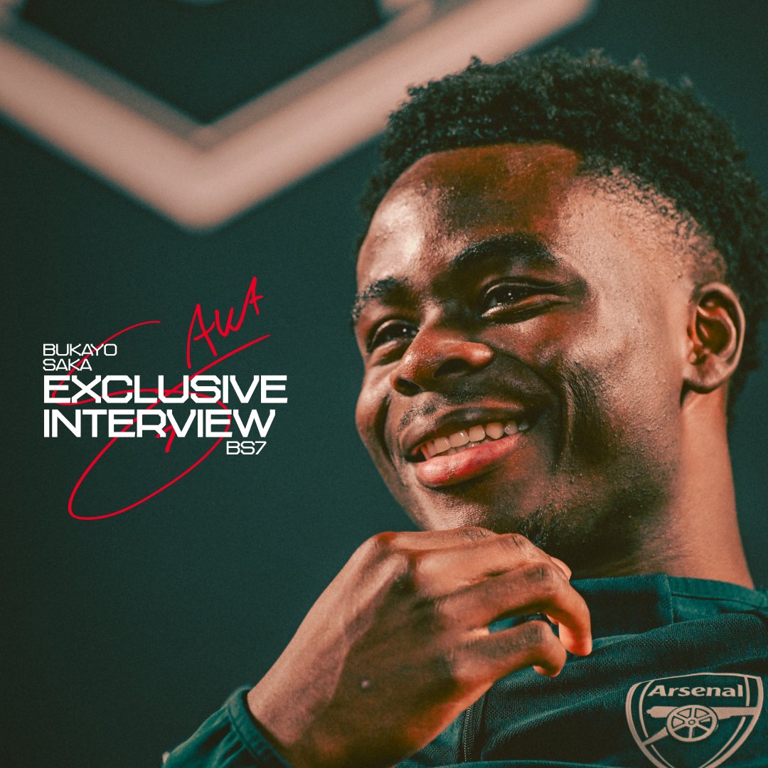 💬 “For me, it was an easy commitment to continue here.” We sat down with Bukayo Saka to discuss what it means to extend his journey with his boyhood club 🎙️