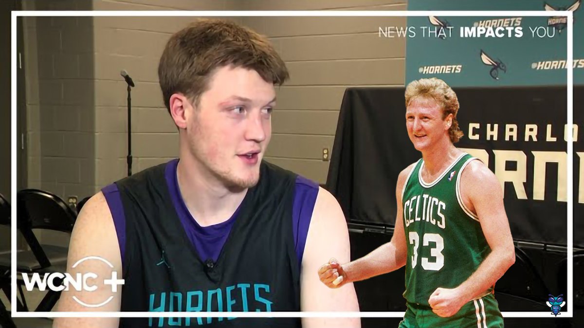 🗣️ Kon Knueppel on his hustle and diving for loose balls: "There was a quote from Larry Bird... my dad has these sheets of NBA player quotes—good body language, bad body language—and one of them was, 'A guy watching a ball go out of bounds without diving for it makes me sick.'"