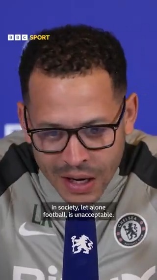 Chelsea head coach Liam Rosenior says anyone found guilty of racist behaviour in football "shouldn't be in the game". #BBCFootball