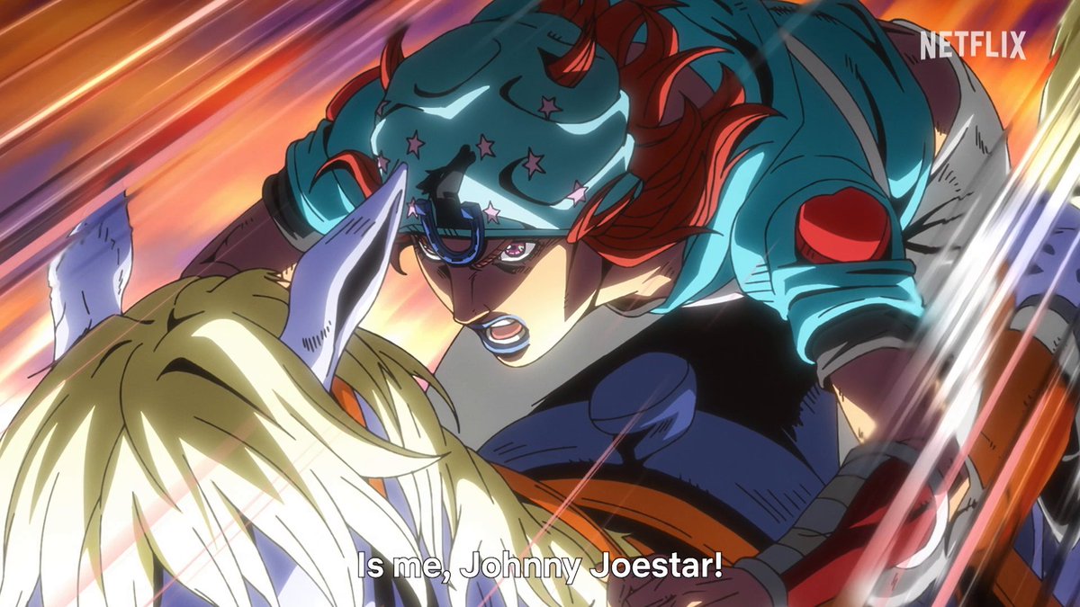 The race begins. Introducing the English dub cast for STEEL BALL RUN JoJo's Bizarre Adventure: Daman Mills as Johnny Joestar Kaiji Tang as Gyro Zeppeli Damien Haas as Diego Brando Frankie Kevich as Lucy Steel Jamieson Price as Steven Steel Alejandro Antonio Ruiz as Sand Man Cedric Williams as Pocoloco Watch the English dub trailer now. Catch STEEL BALL RUN JoJo's Bizarre Adventure 1st STAGE on March 19, only on Netflix.