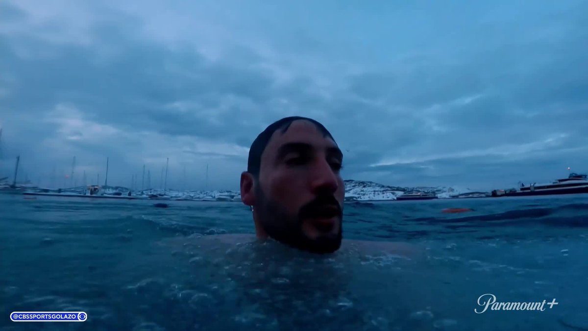 "I was not a fan, couldn't stand it... And I went in with socks on." Nigel Reo-Coker, Charlie Davies and Chris Wittyngham are not sure if they want to copy Nico Cantor's Norwegian cold plunge routine 🥶😂