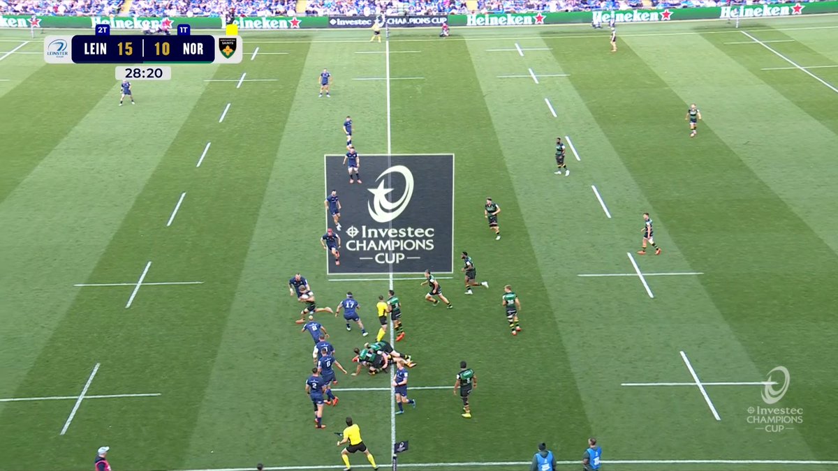 ⏮️ Throwback to #ENGvIRE in club rugby ⏮️ Will England be able to unleash Pollock like Northampton Saints did in the semi-final last year? 😤 #InvestecChampionsCup #SixNationsRugby