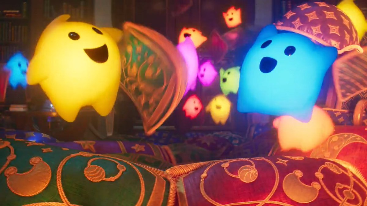 Pillow fight! See the Lumas in The Super Mario Galaxy Movie, only in theaters April 1.