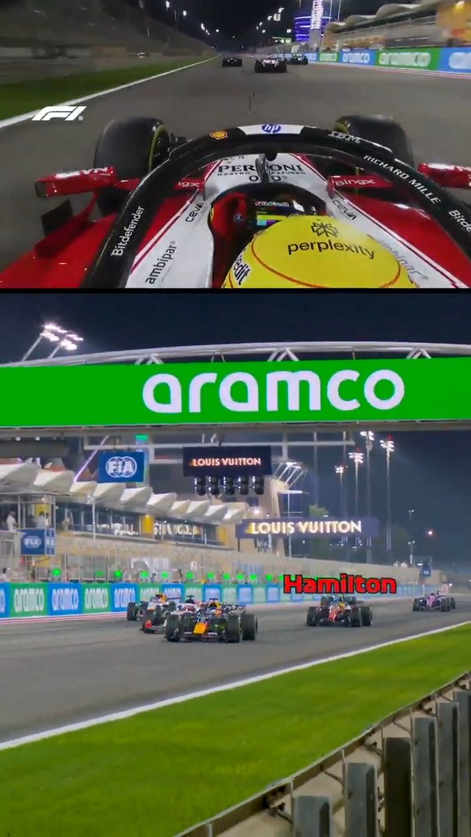 What a launch from Lewis at the practice race start 🤩 #F1 #F1Testing