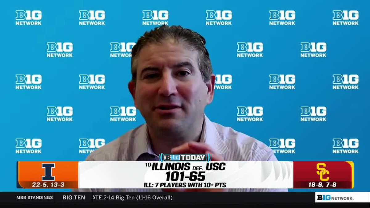 "We've got two teams in Michigan and Illinois that I think are two of the best offenses in the country—the two teams that could go in as two of the favorites to win the national championship." Andy Katz on No. 1 Michigan Men's Basketball and No. 10 Illinois Men's Basketball 🗣️ #B1GToday