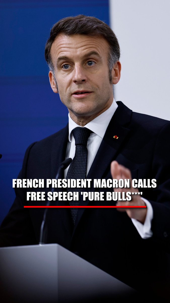 'PURE BULLS***': French President Emmanuel Macron blasts tech executives over refusals to limit or restrict speech: “Some of them claim to be in favor of free speech. We are in favor of free algorithm...Free speech is pure bulls*** if nobody knows how you are guided to this so-called free speech, especially when it is guided from one hated speech to another hated speech.”