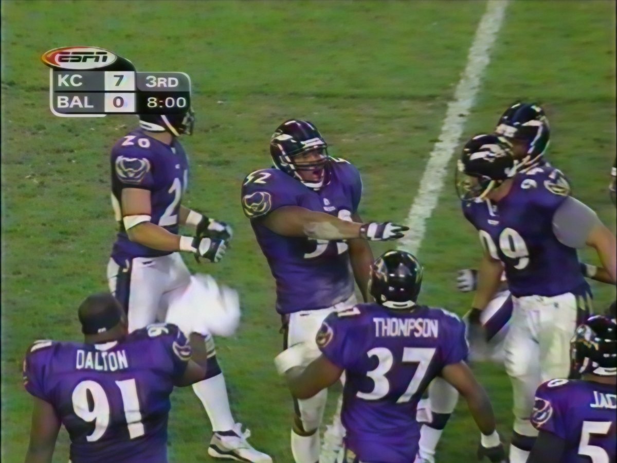 This @RayLewis hit on 260-pound Bam Morris would have gone viral if we had the internet in 1999.