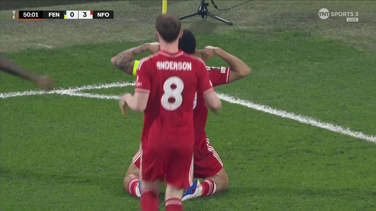 Morgan Gibbs-White scores quickly into the second half 💥 Nottingham Forest are flying in Istanbul ✈️ 📺 TNT Sports &amp; discovery+ UK