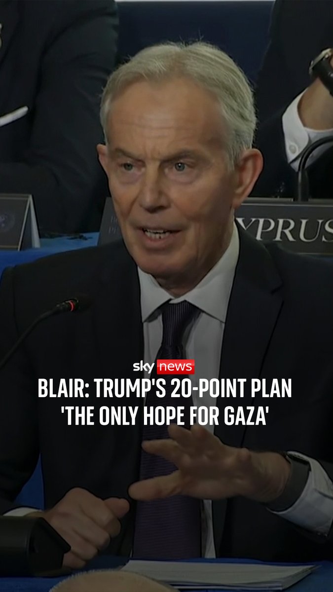 Speaking at Trump's Board of Peace meeting in Washington the former UK PM spoke in support of the US president's plans for Gaza. World leaders and national delegations gathered in Washington, for the inaugural meeting of Donald Trump's Board of Peace.