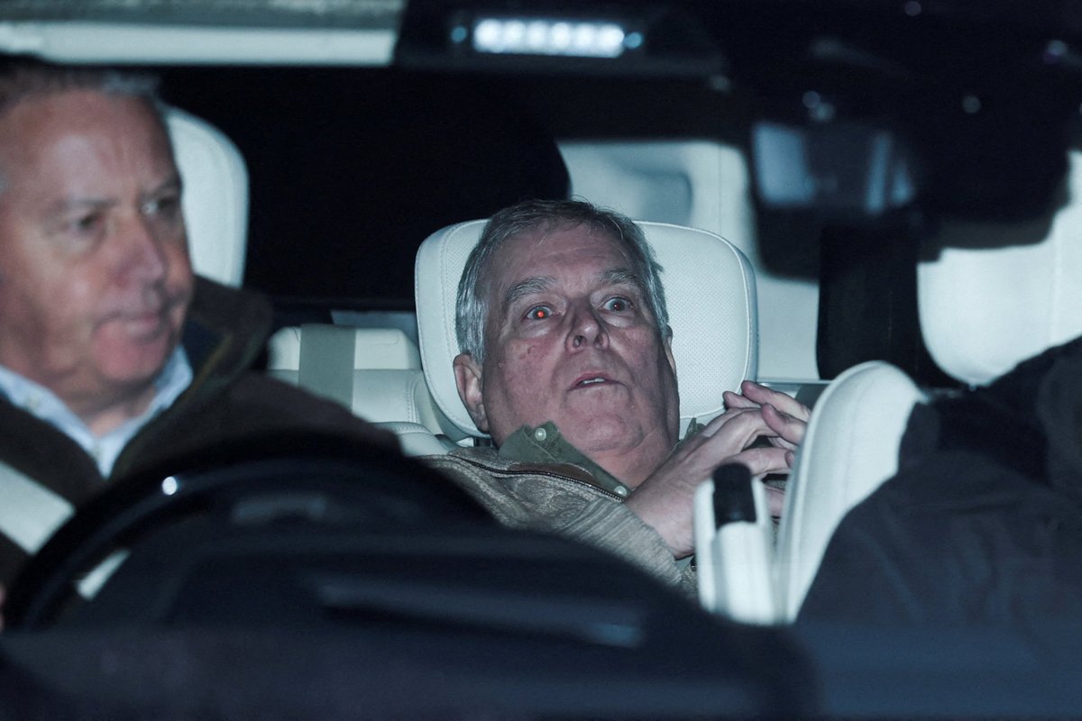 ‘He looks totally shocked... which I suppose after that experience anyone would be.’ Iain Dale 🏴🇬🇧 ⚒️ reacts to a photo of Andrew Mountbatten-Windsor leaving Norfolk police station.